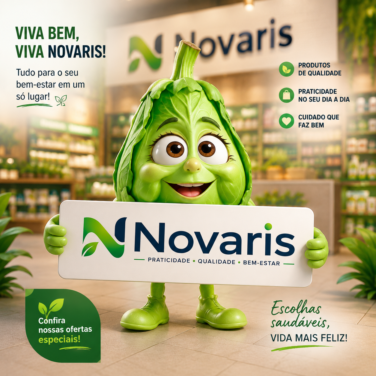Loja Novaris — há mais de 10 anos levando qualidade e bem-estar para famílias brasileiras