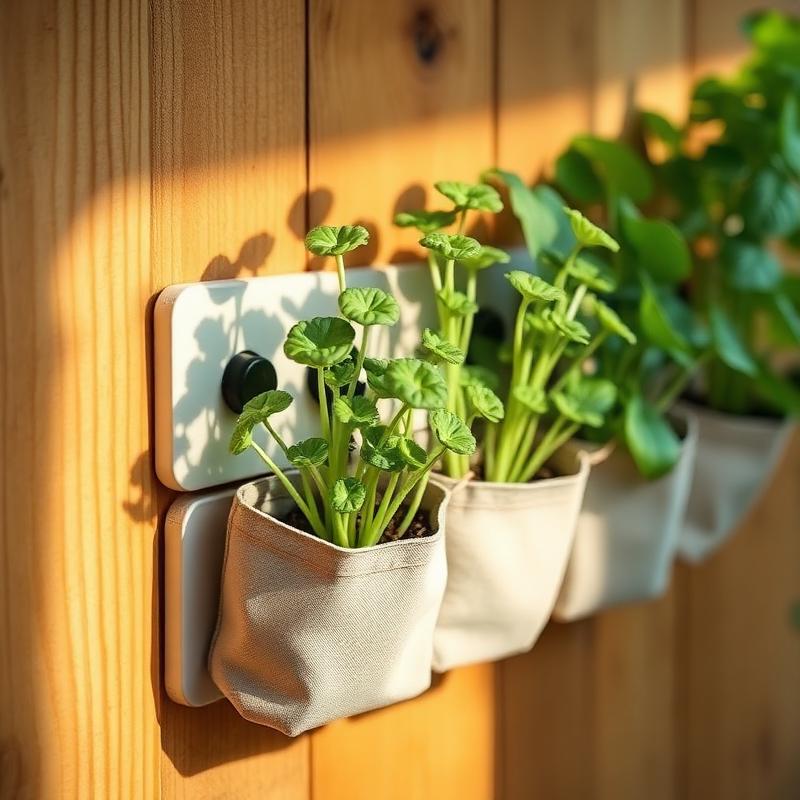 ANTES: Dia 15 · mudas nos sacos de cultivo — Horta vertical · São Bento do Sapucaí, SP